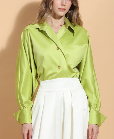 Kimberly Over Sized Shirt with Jewel Buttons