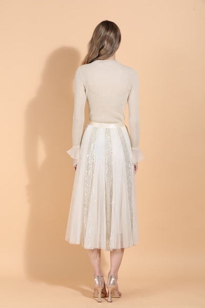 Sequined Tulle Skirt