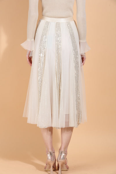 Sequined Tulle Skirt