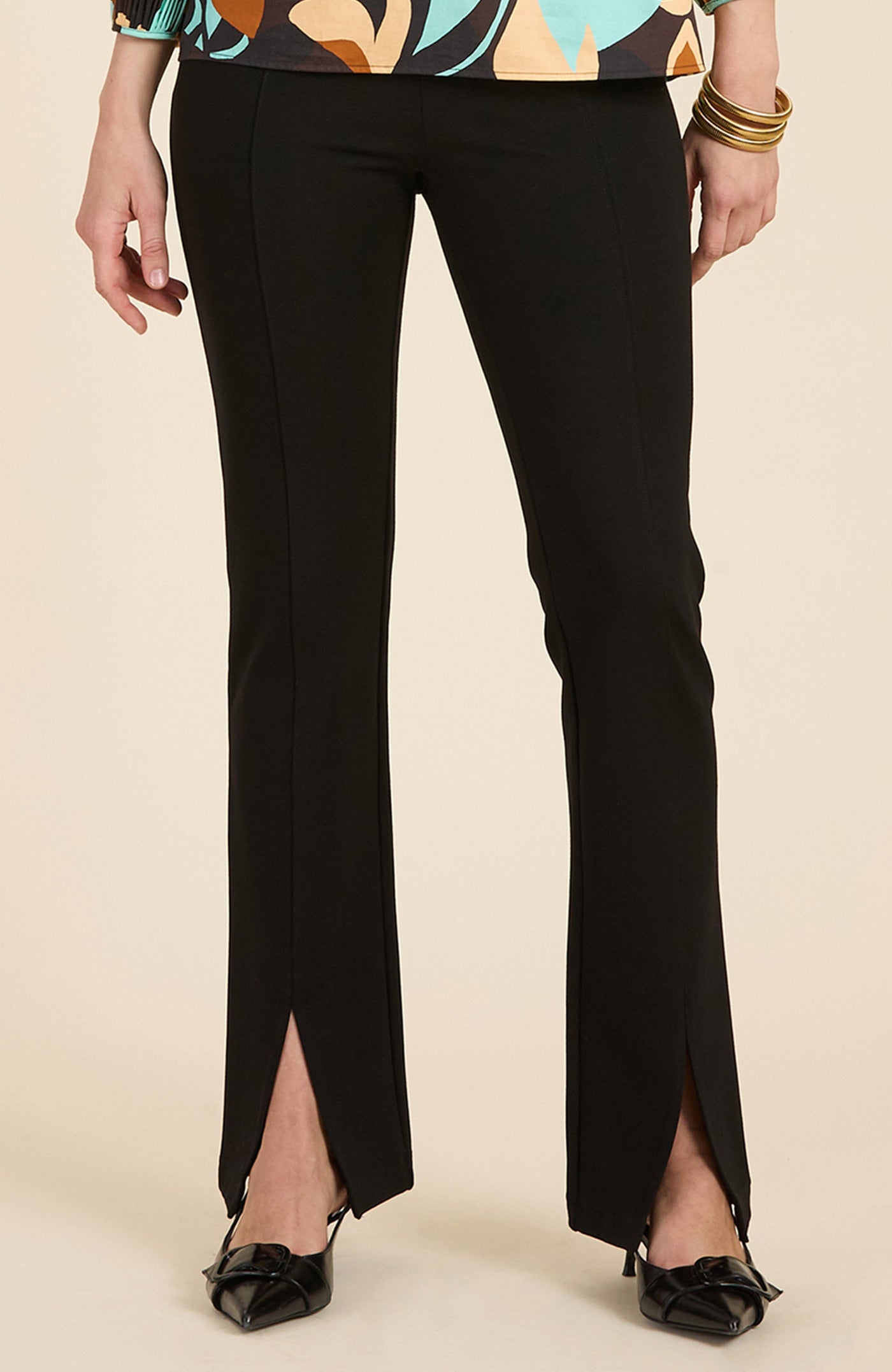 MARGIE PONTE SLIT FRONT