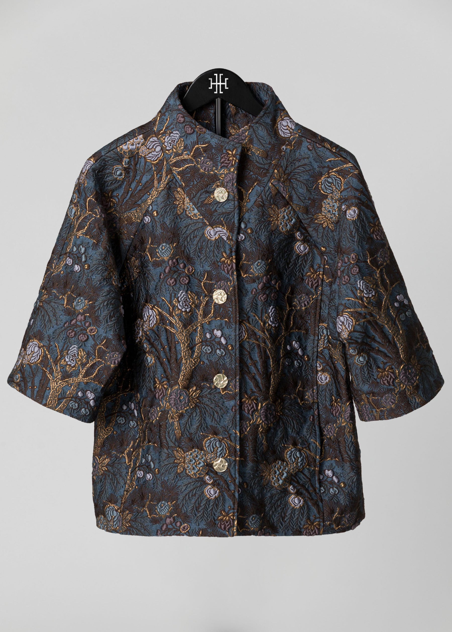 Midnight Garden Jacquard Jacket