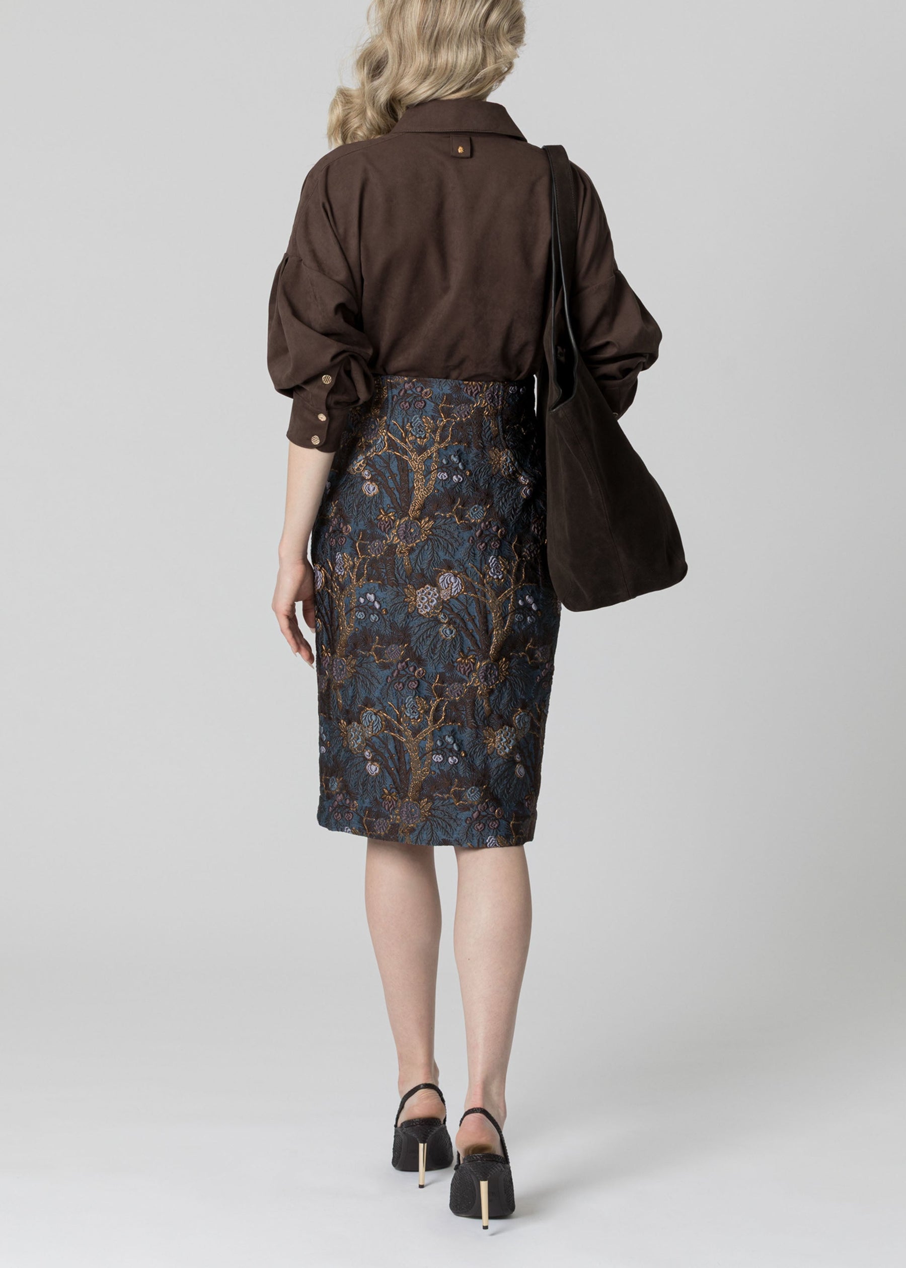 Micro Suede Oversized Shirt