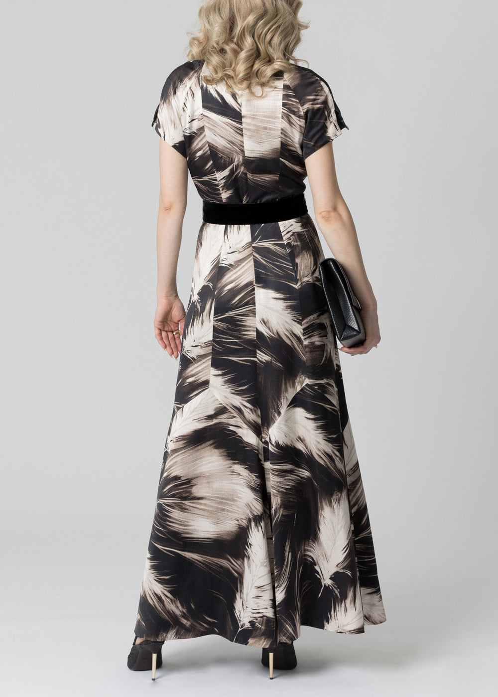Feather Print Maxi Dress - SHIPS 9.15