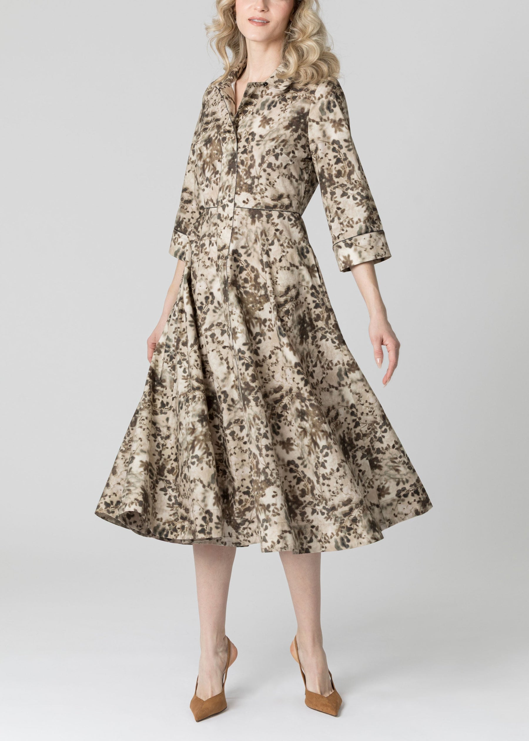 Autumn Forest Print Dress - SHIPS 9.15