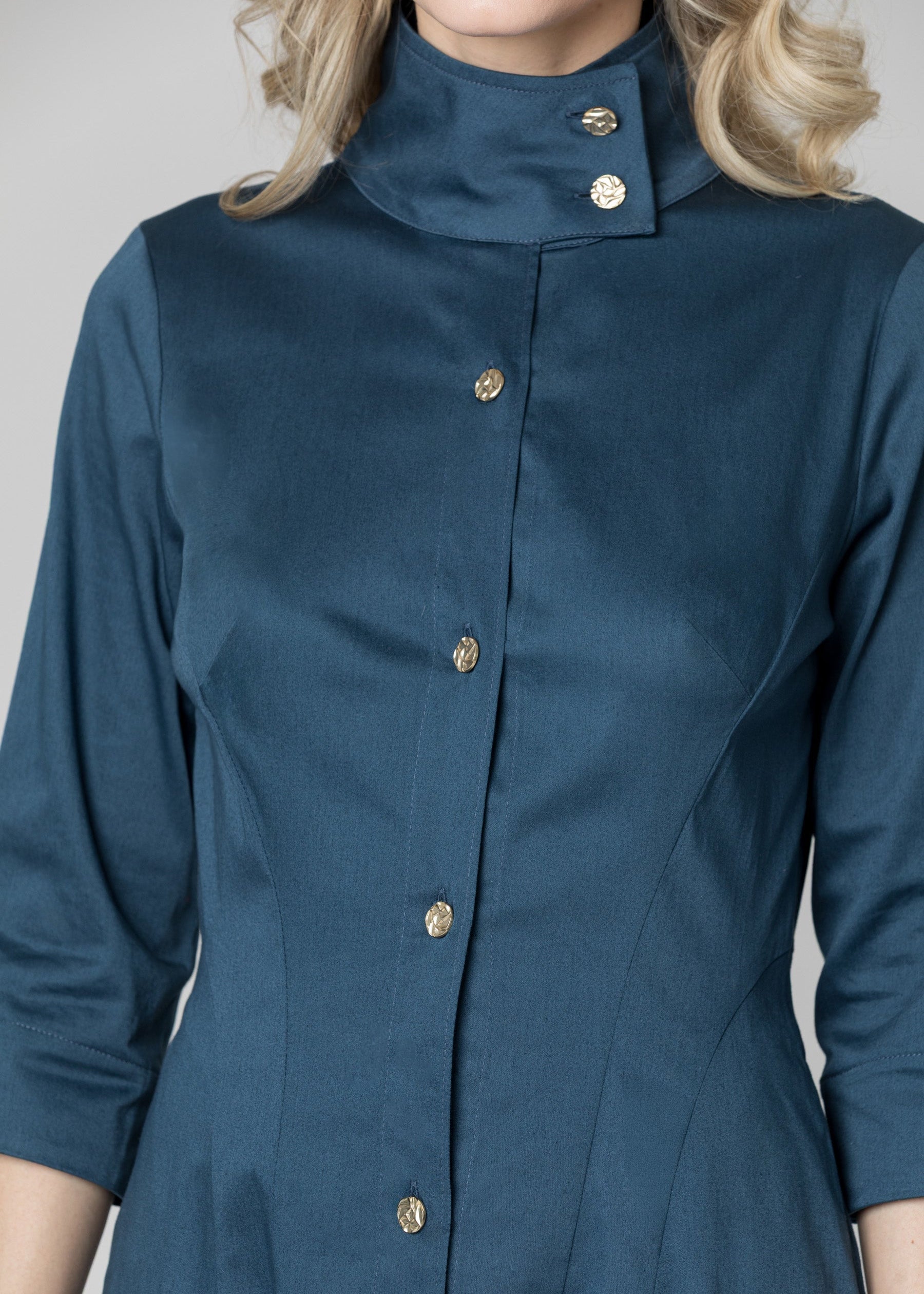 Luxe Cotton Sateen Dress