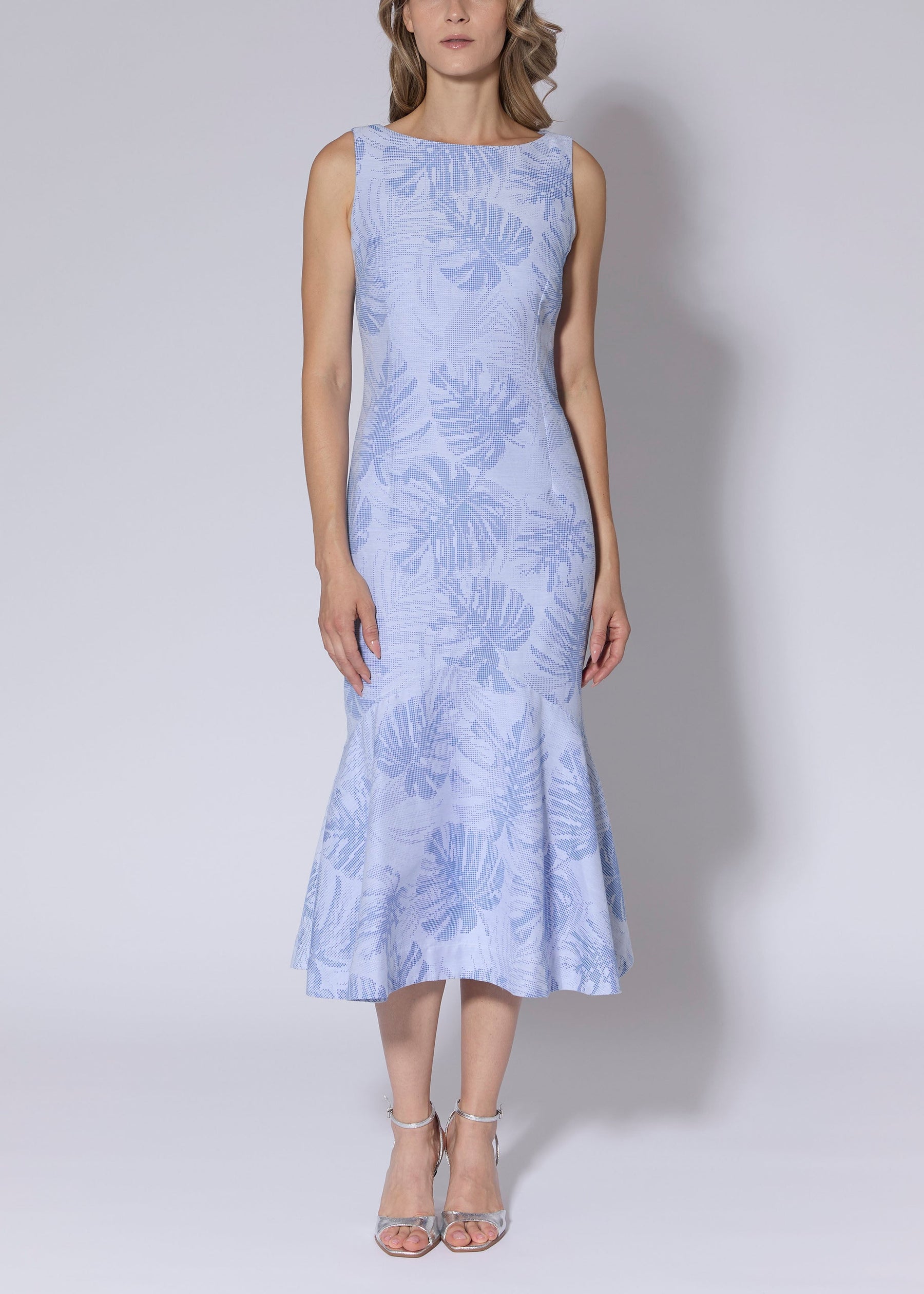 Digital Tropic Jacquard Dress