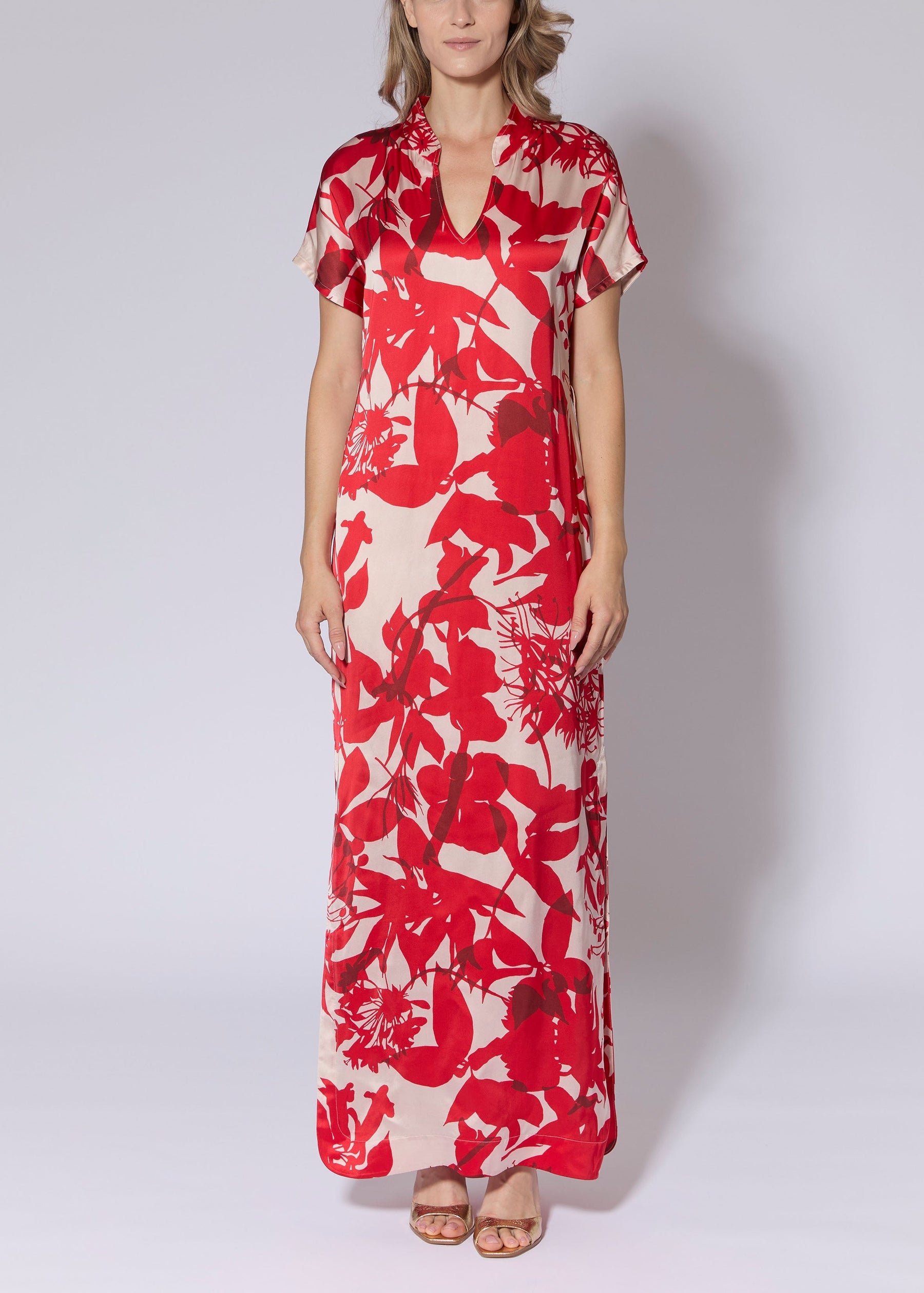 Summer Shadow Print Dress
