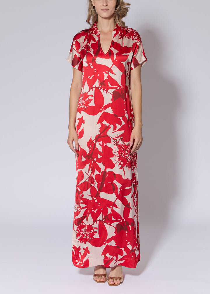 Summer Shadow Print Dress