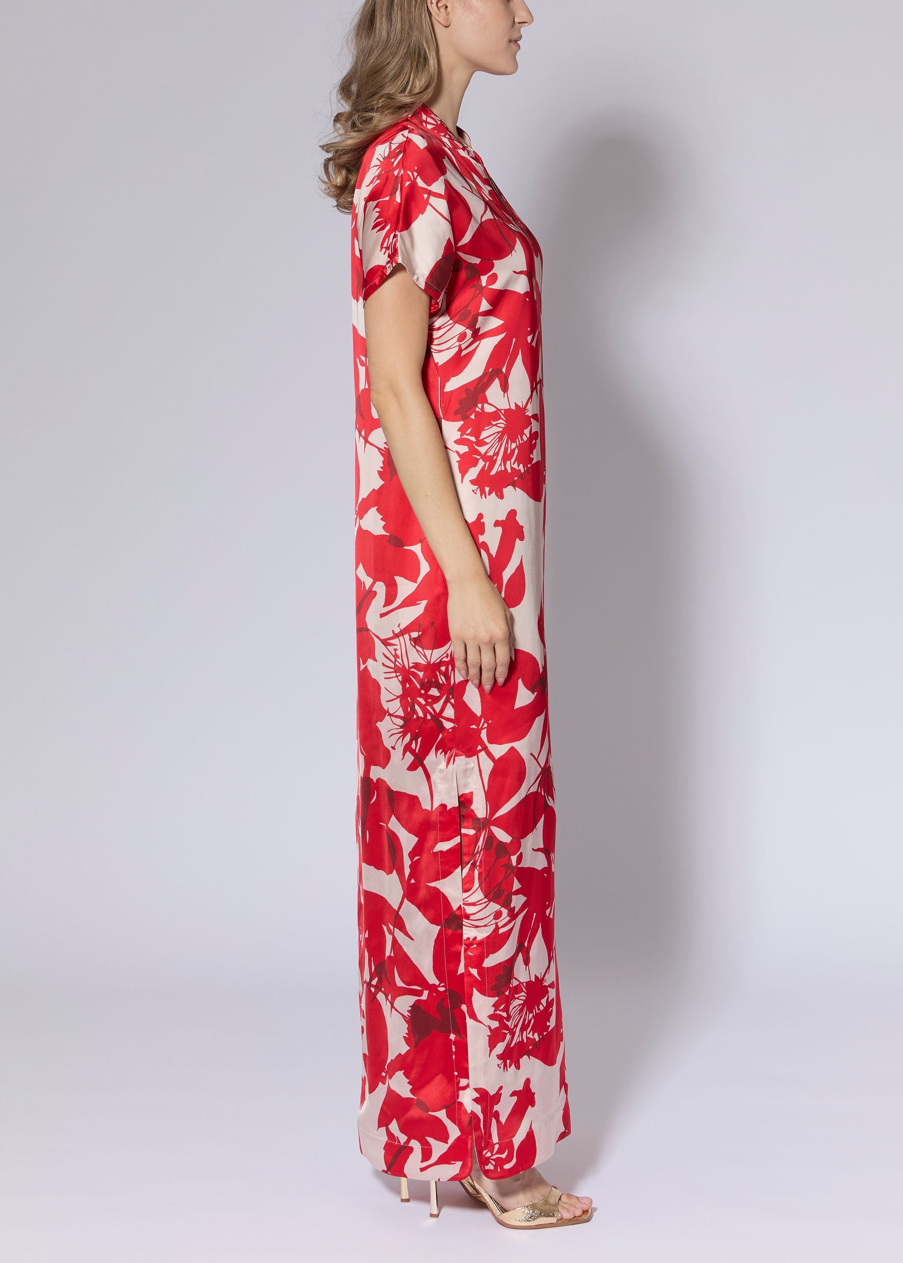 Summer Shadow Print Dress