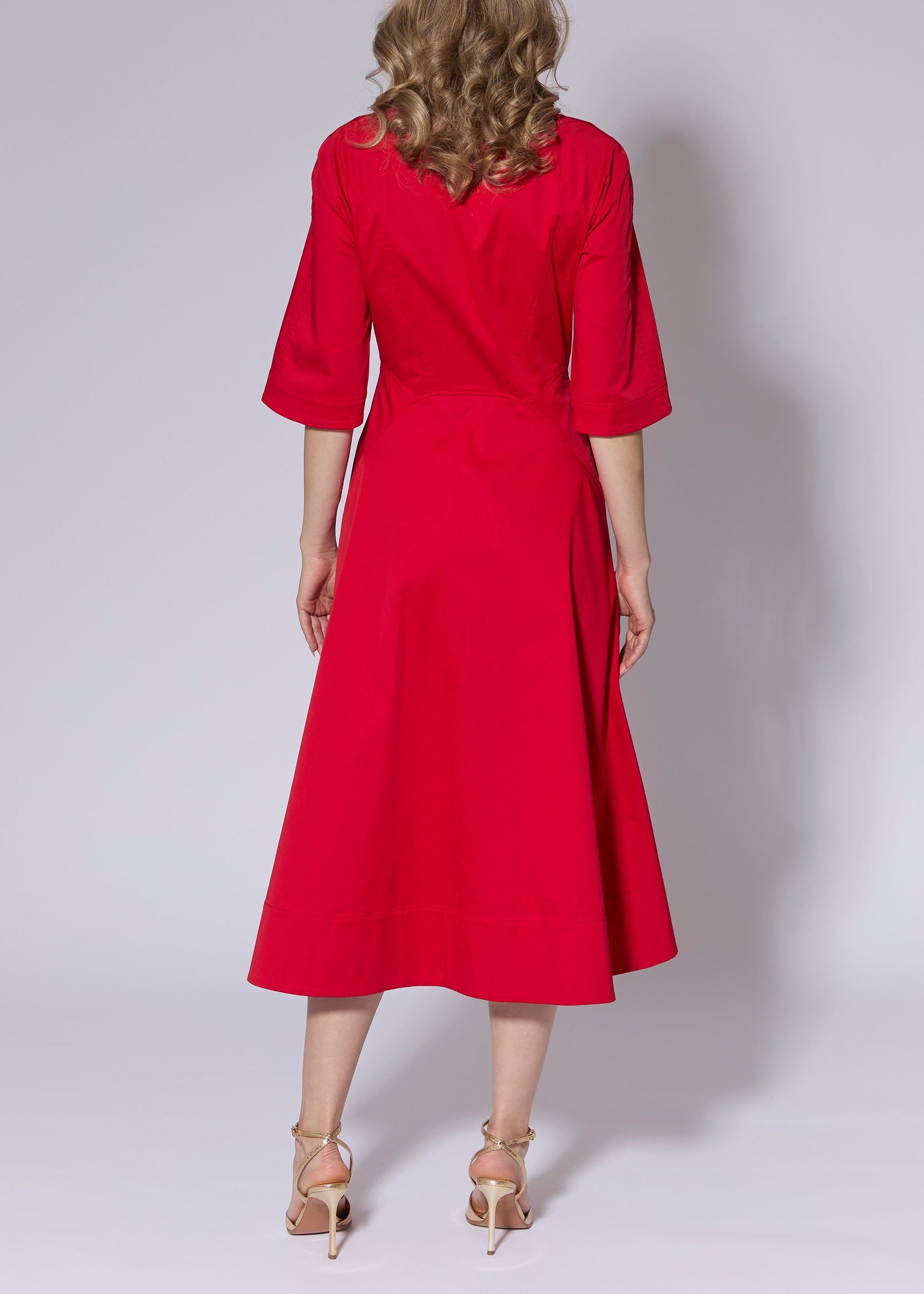 Luxe Cotton Sateen Dress