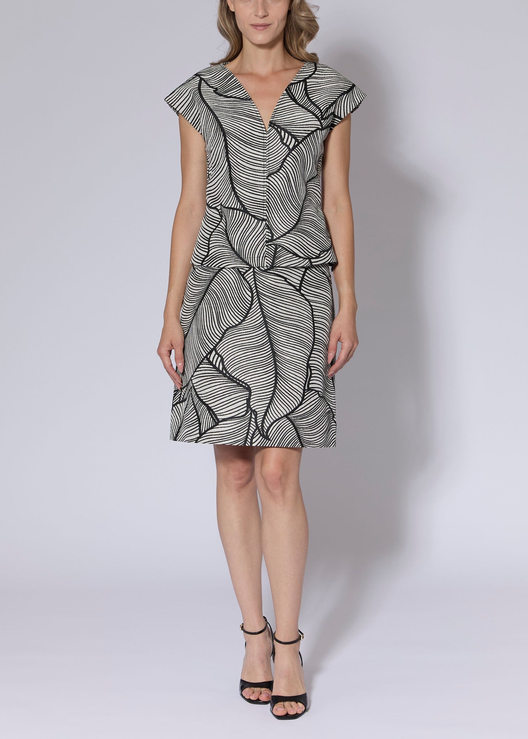 Palm Jacquard Top