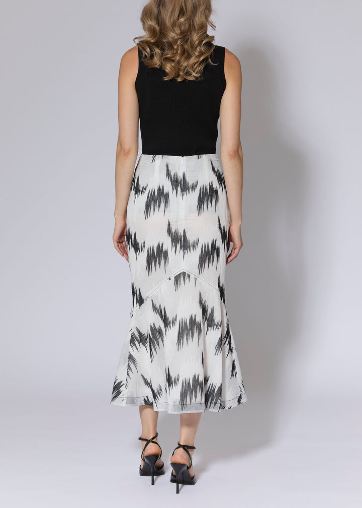 Flare Fil Coupe Skirt