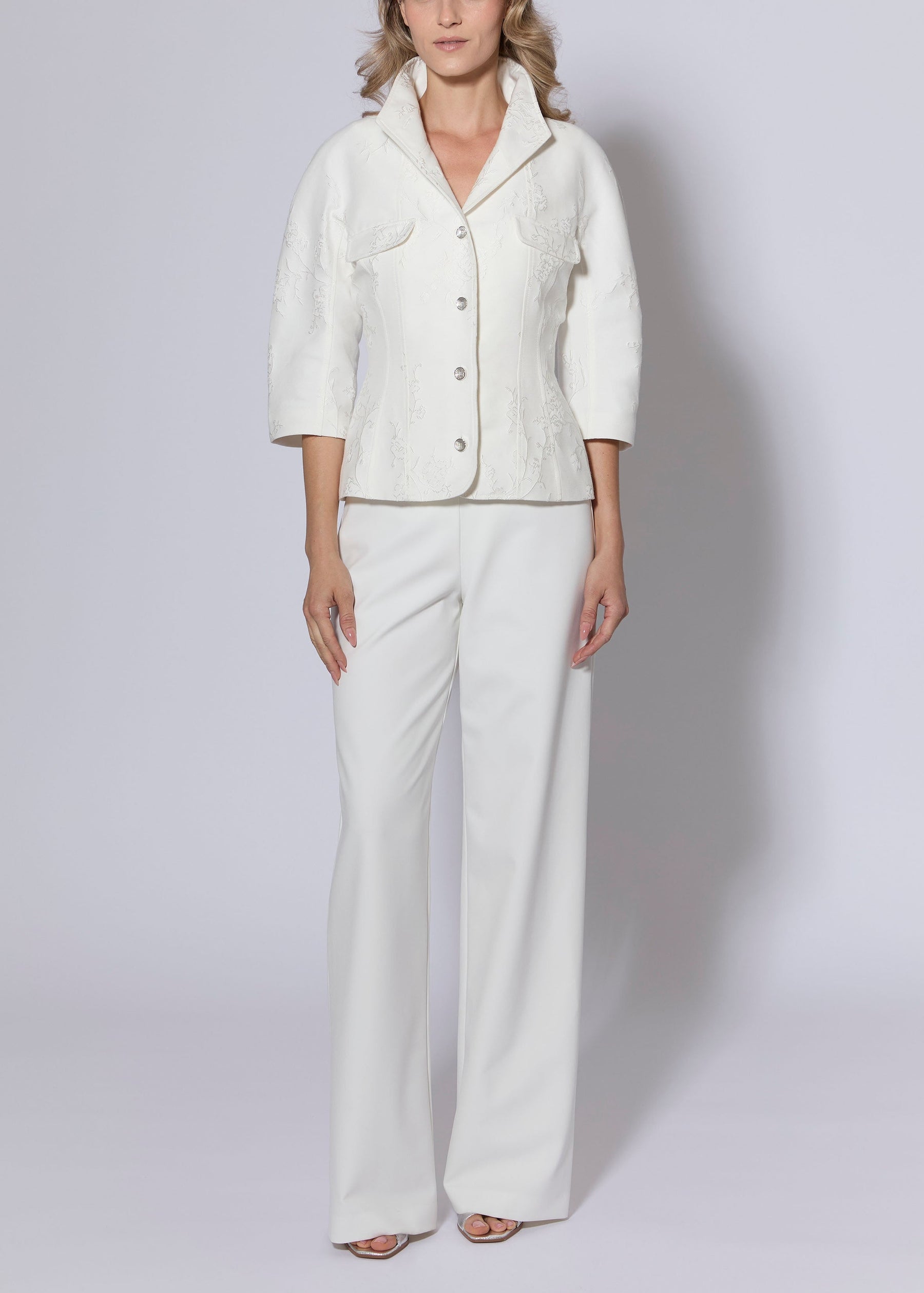 Cherry Blossom Jacquard Jacket