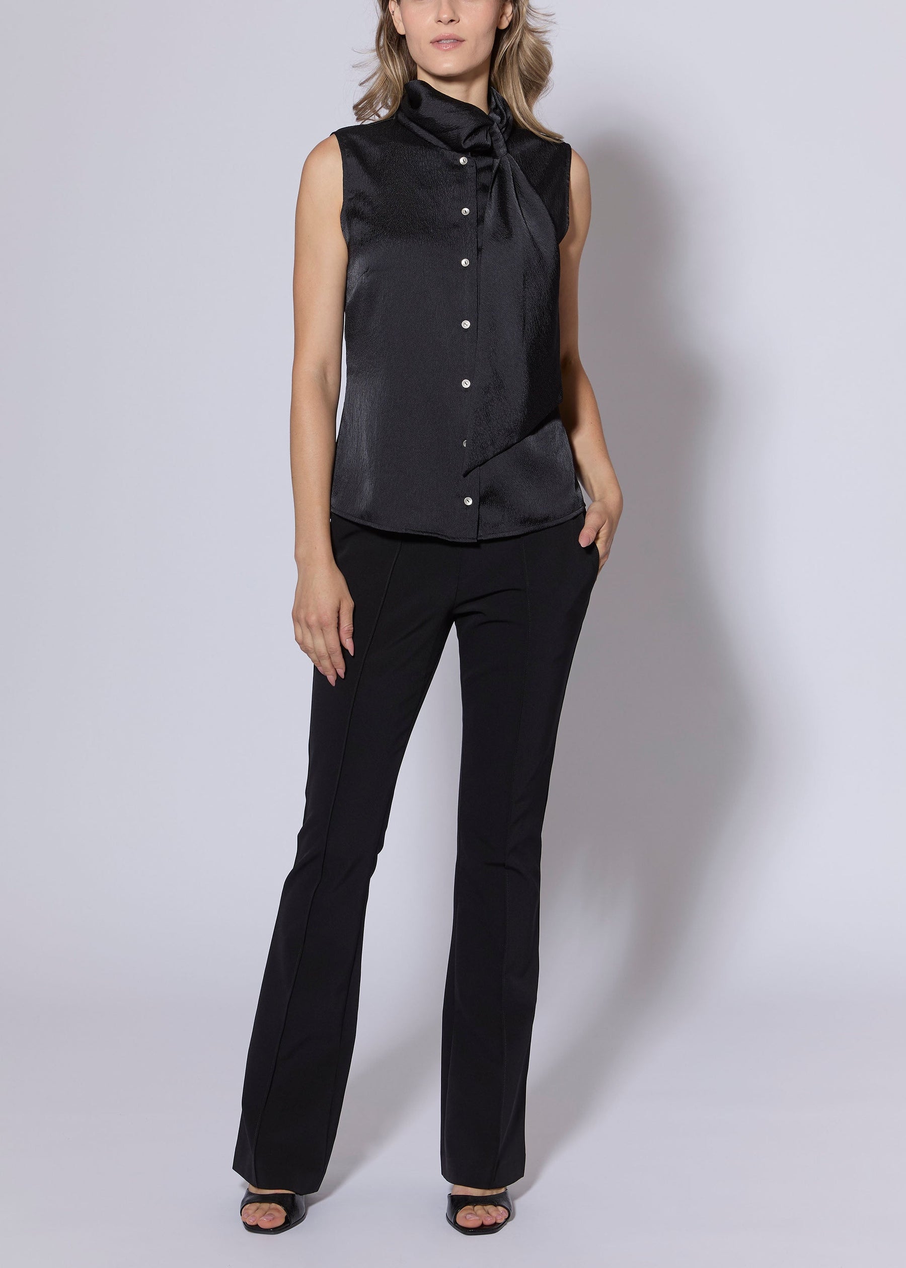 Hammered Satin Top