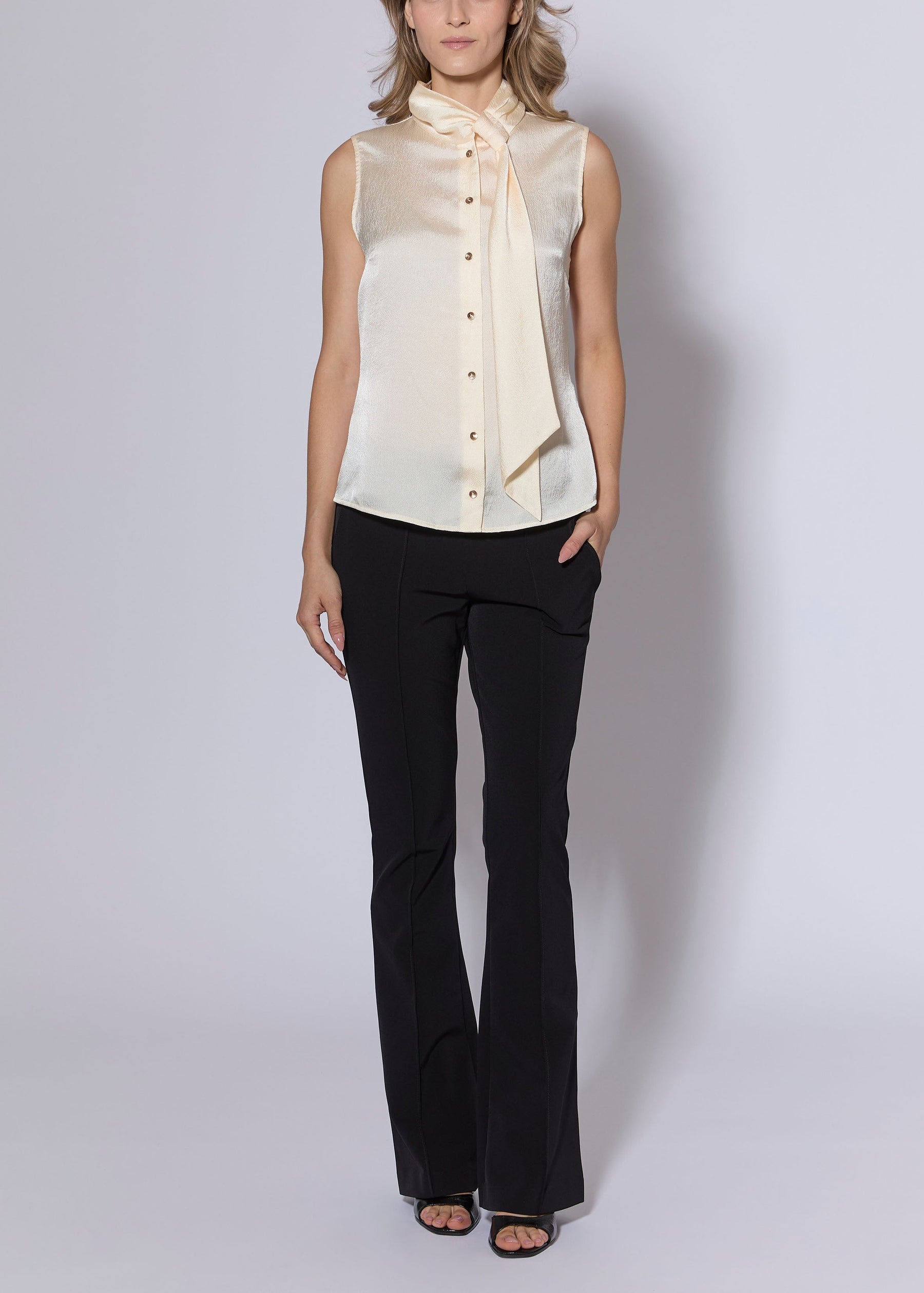 Hammered Satin Top