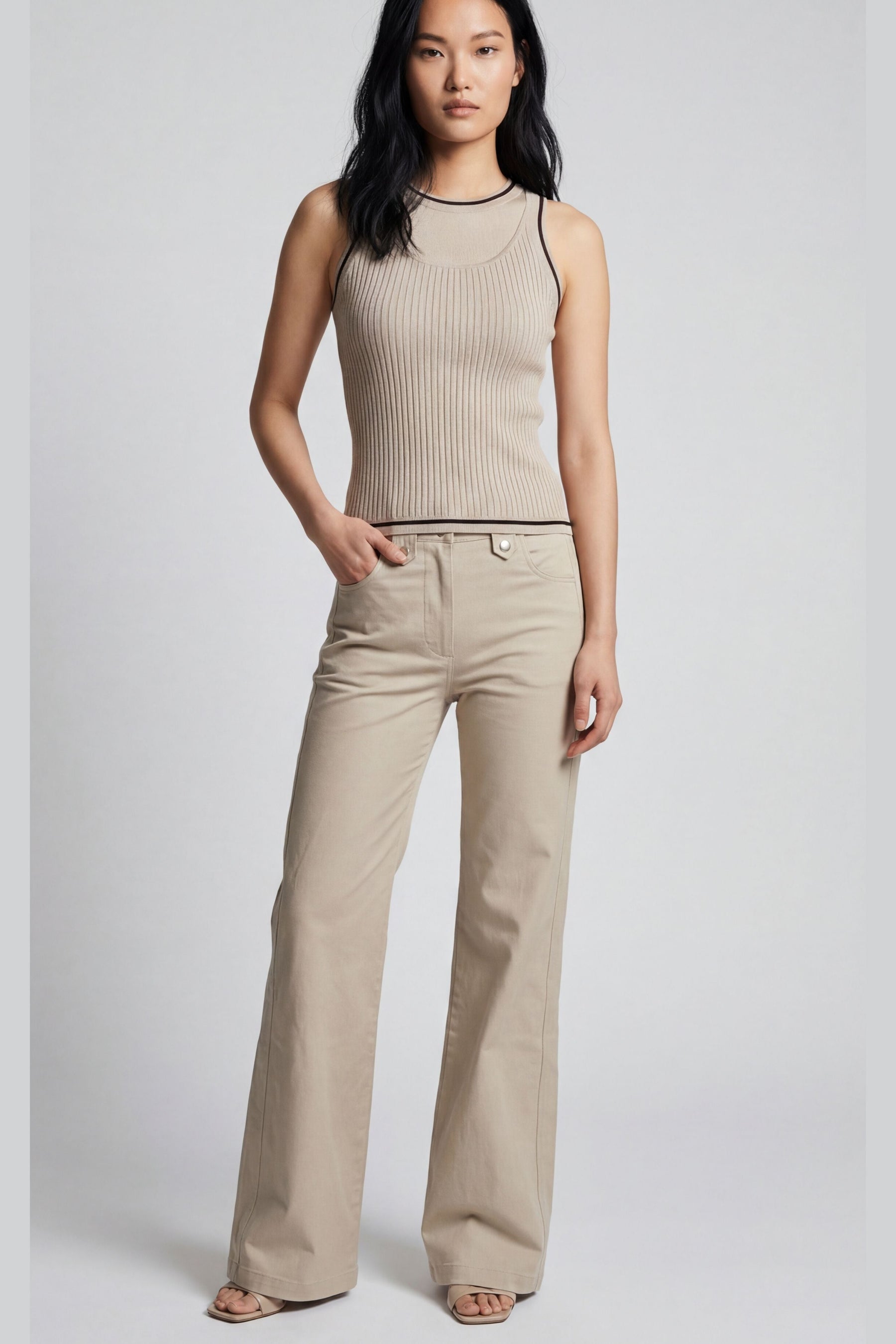 Harley Performance Cotton Travel Wide Leg Pant