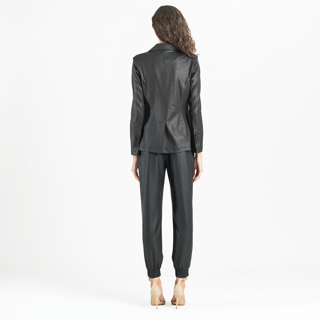 Liquid Leather™ Signature Pocket Blazer - Black