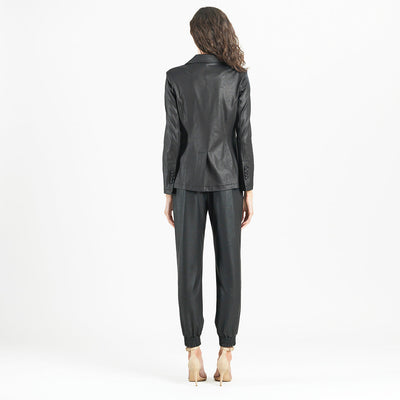 Liquid Leather™ Signature Pocket Blazer - Black