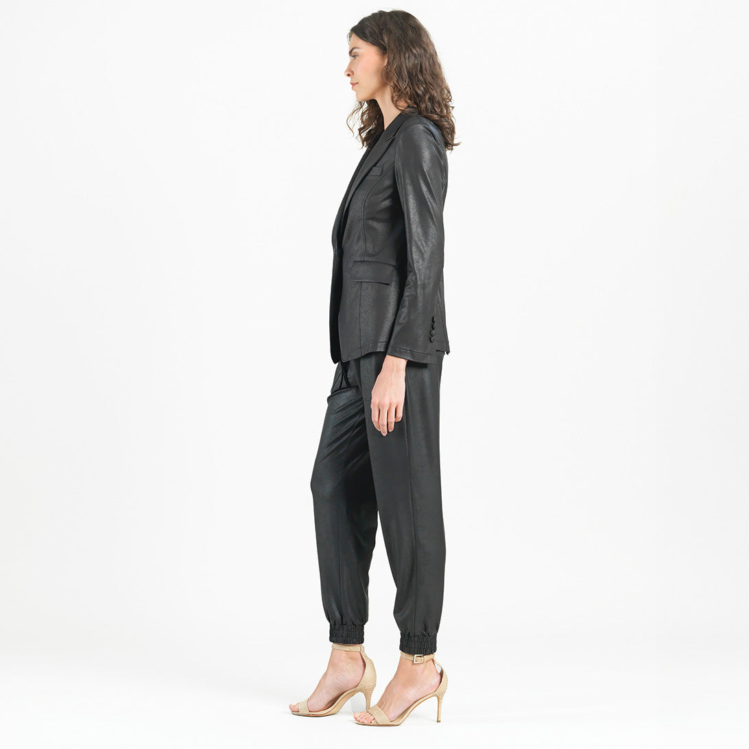 Liquid Leather™ Signature Pocket Blazer - Black