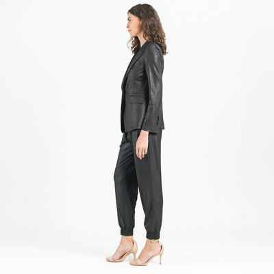 Liquid Leather™ Signature Pocket Blazer - Black