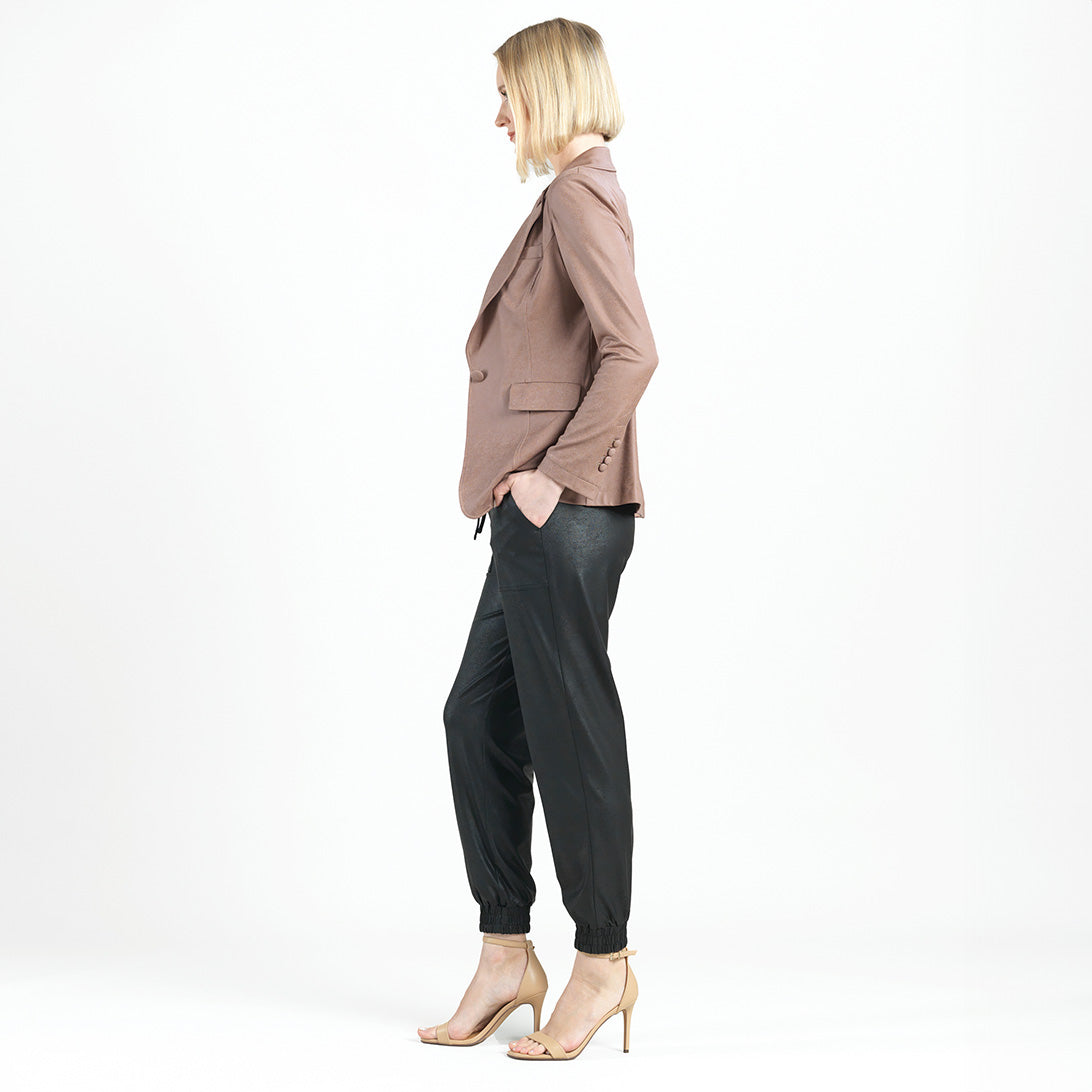 Liquid Leather™ Signature Pocket Blazer - Taupe