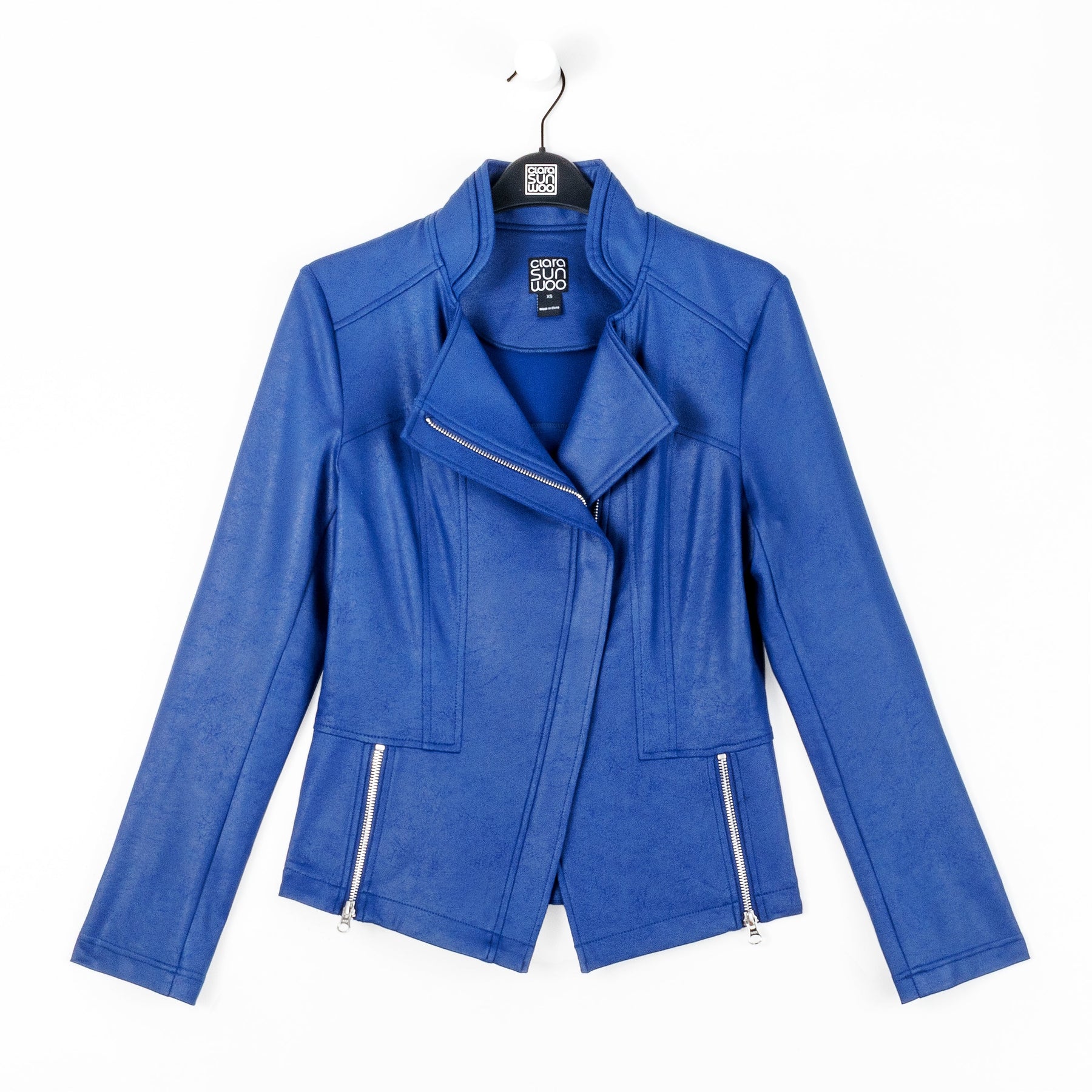 Liquid Leather™ Signature Jacket - Cobalt - Clara Sunwoo