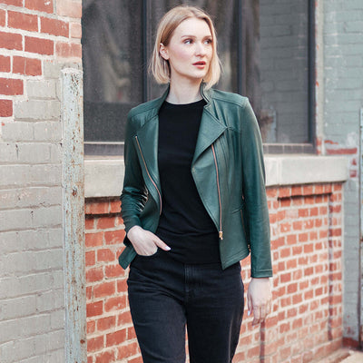 Liquid Leather™ Signature Jacket - Hunter Green