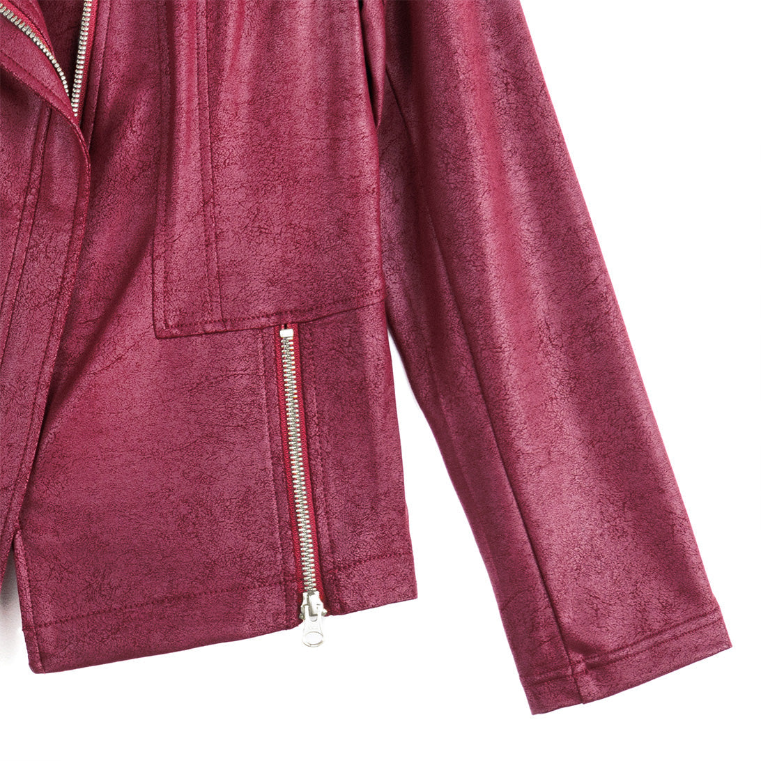 Liquid Leather™ Signature Jacket - Merlot - Clara Sunwoo