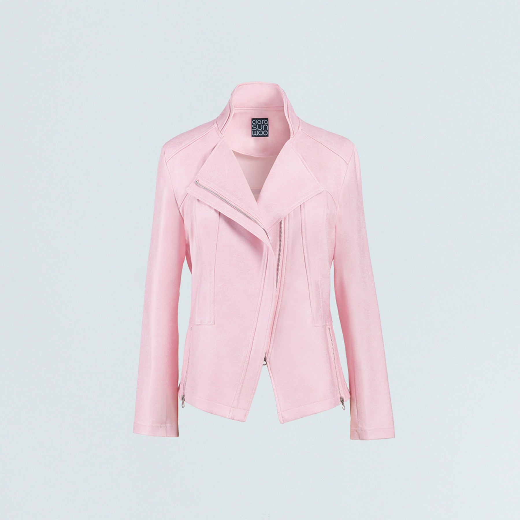 Liquid Leather™ Signature Jacket - Pink - Clara Sunwoo