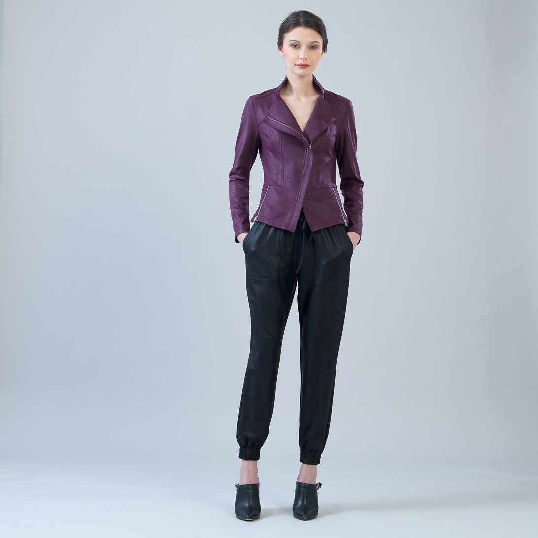 Liquid Leather™ Signature Jacket - Plum