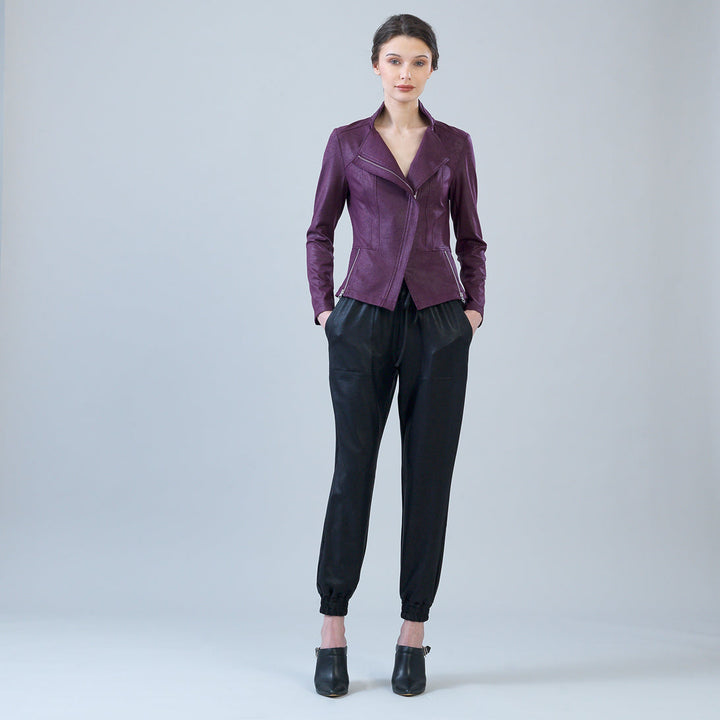 Liquid Leather™ Signature Jacket - Plum