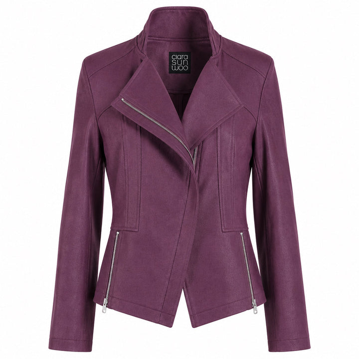 Liquid Leather™ Signature Jacket - Plum