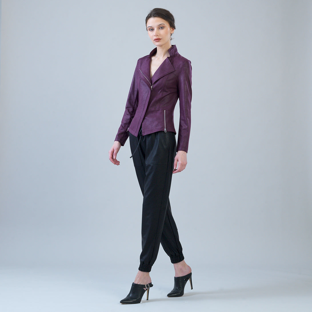 Liquid Leather™ Signature Jacket - Plum