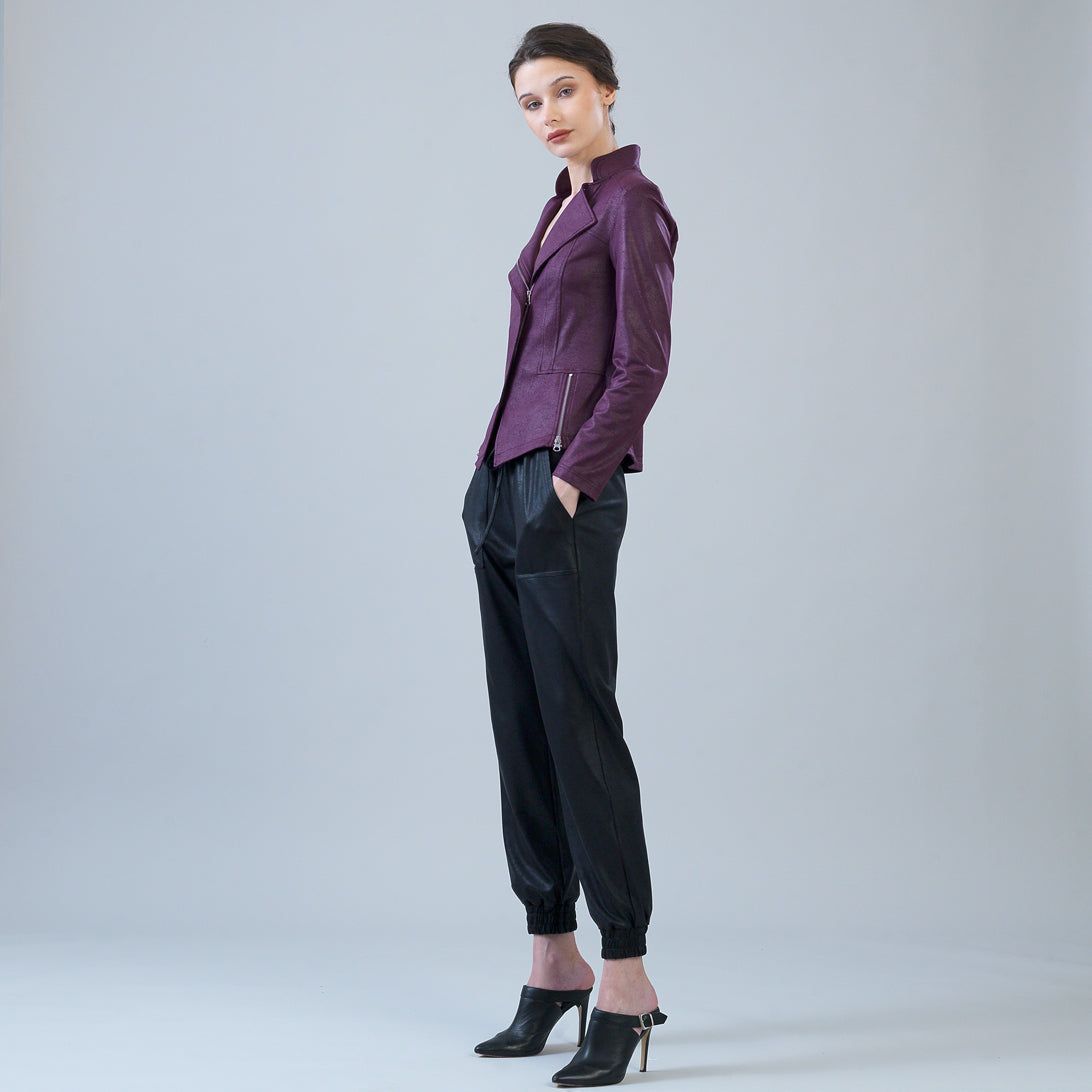Liquid Leather™ Signature Jacket - Plum