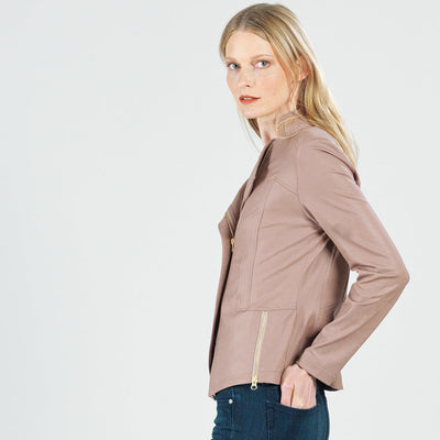 Liquid Leather™ Signature Jacket - Taupe