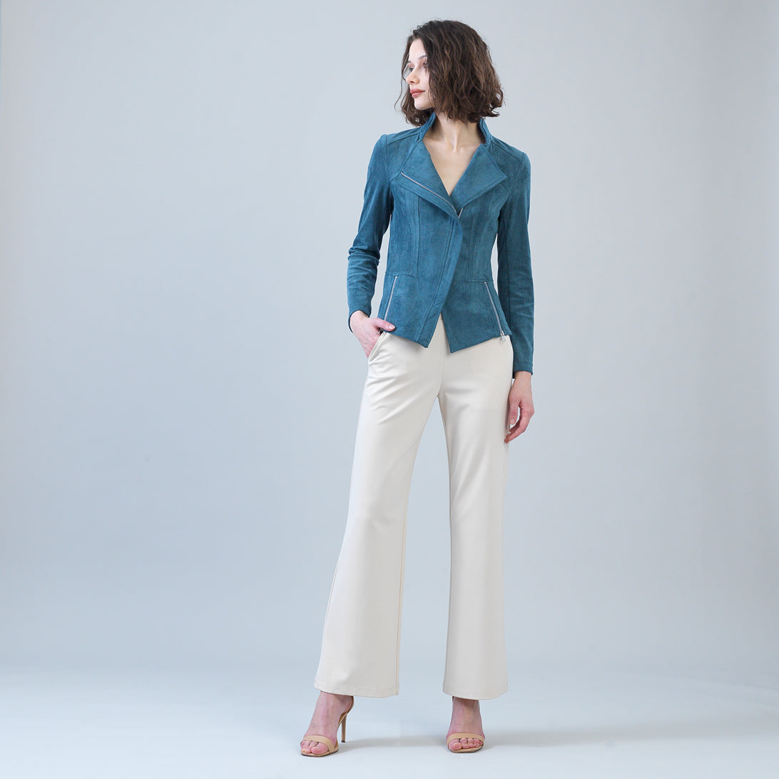 Soft Suede - Signature Jacket - Blue Moss