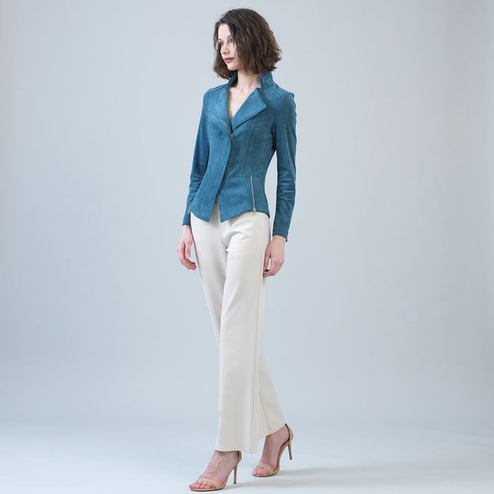 Soft Suede - Signature Jacket - Blue Moss