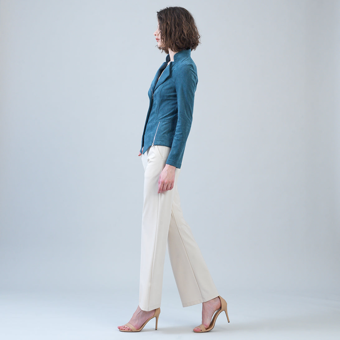 Soft Suede - Signature Jacket - Blue Moss