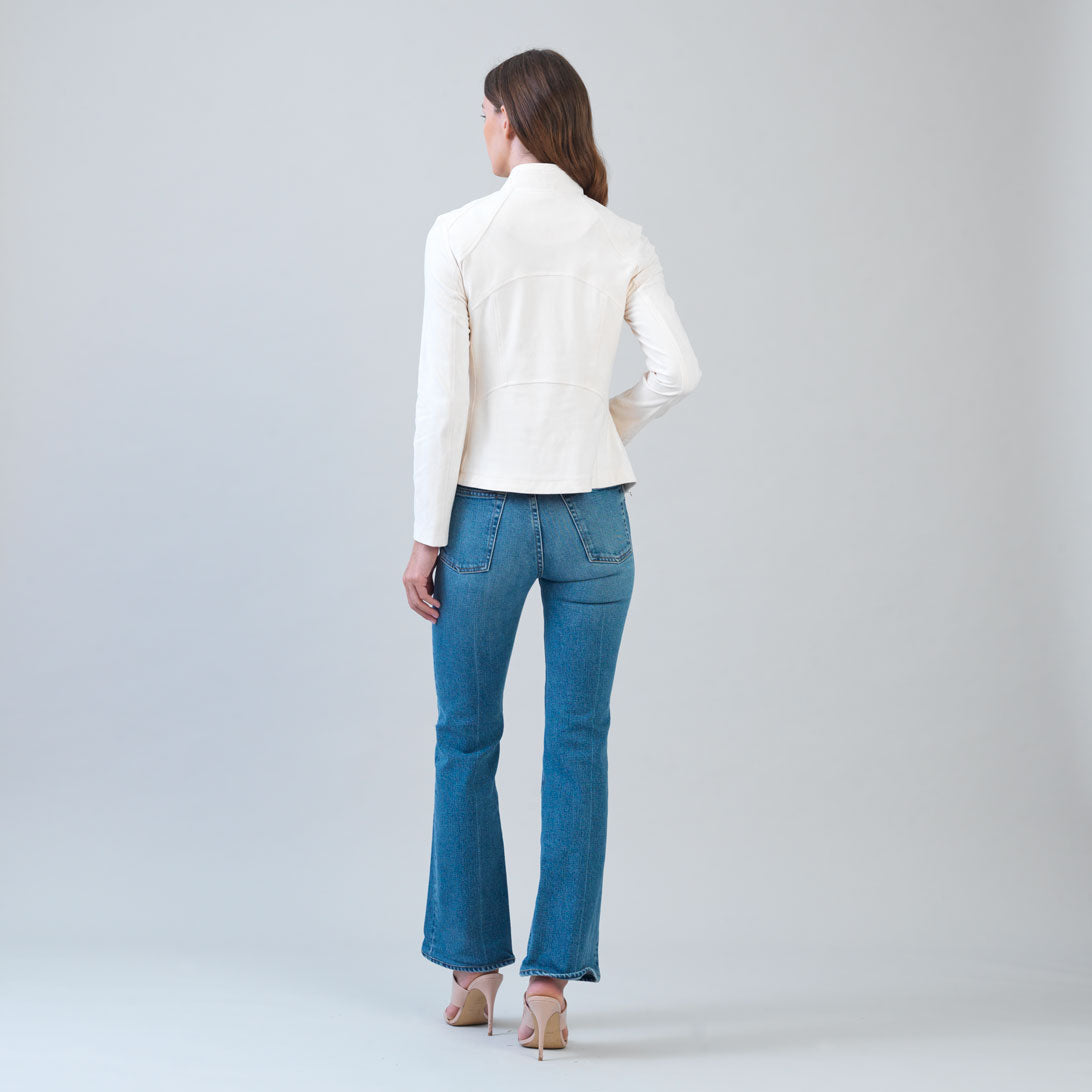 Soft Suede - Signature Jacket - Cream - Clara Sunwoo