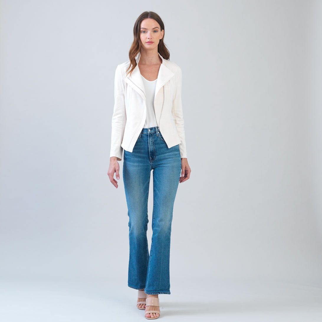 Soft Suede - Signature Jacket - Cream - Clara Sunwoo