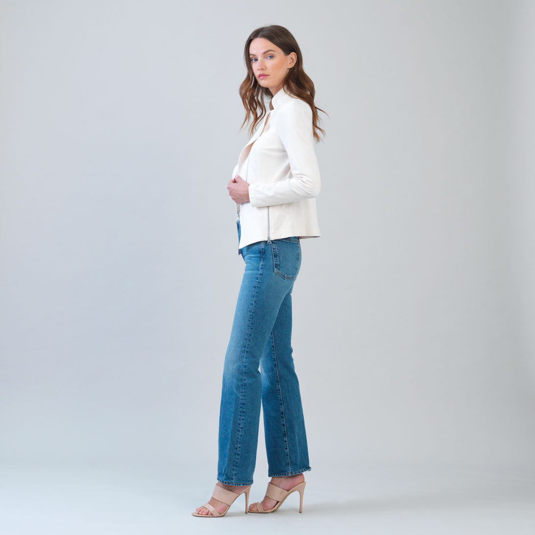 Soft Suede - Signature Jacket - Cream - Clara Sunwoo