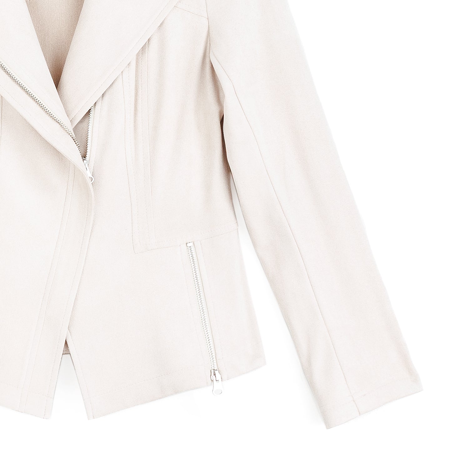 Soft Suede - Signature Jacket - Cream - Clara Sunwoo
