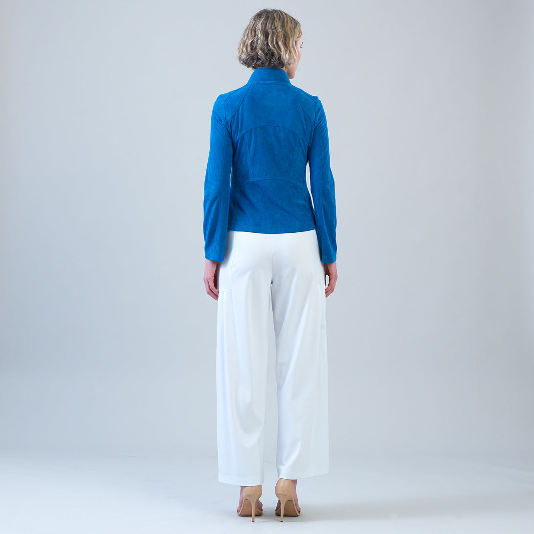 Soft Suede - Signature Jacket - French Blue