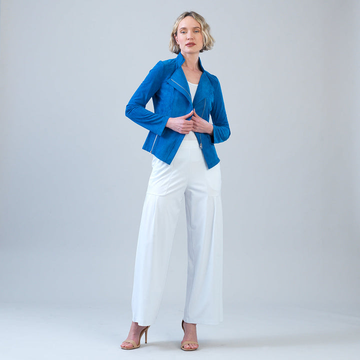 Soft Suede - Signature Jacket - French Blue