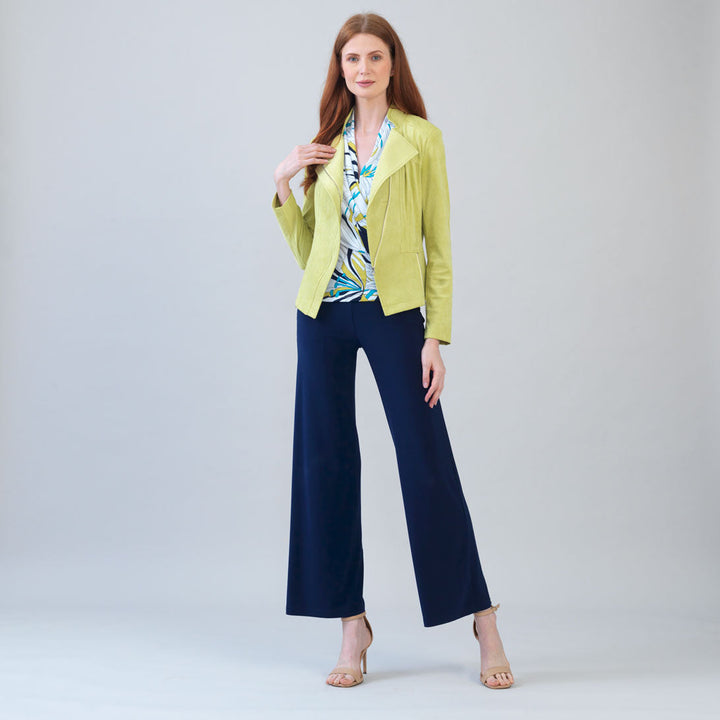 Soft Suede - Signature Jacket - Lime - Clara Sunwoo