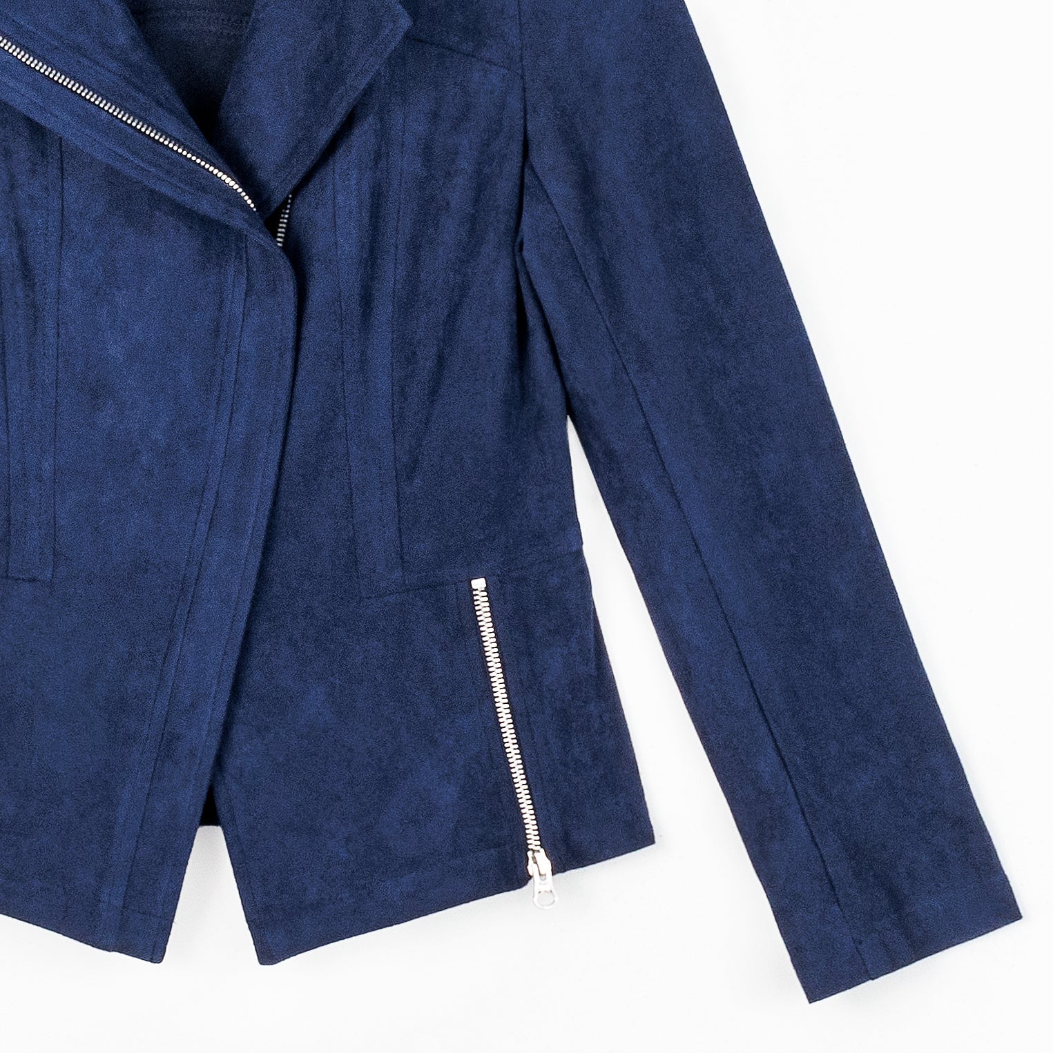 Soft Suede - Signature Jacket - Navy - Clara Sunwoo
