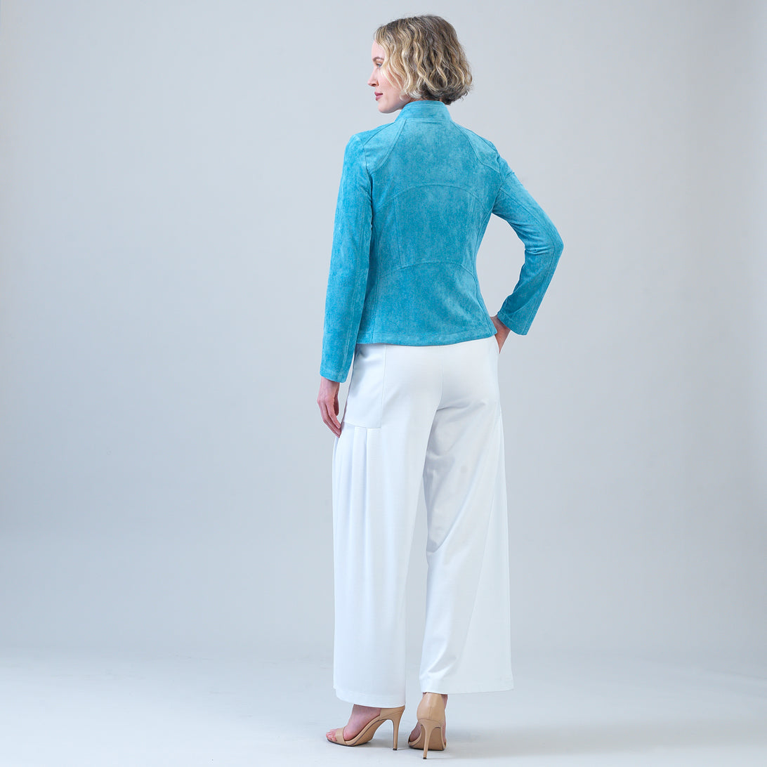 Soft Suede - Signature Jacket - Ocean