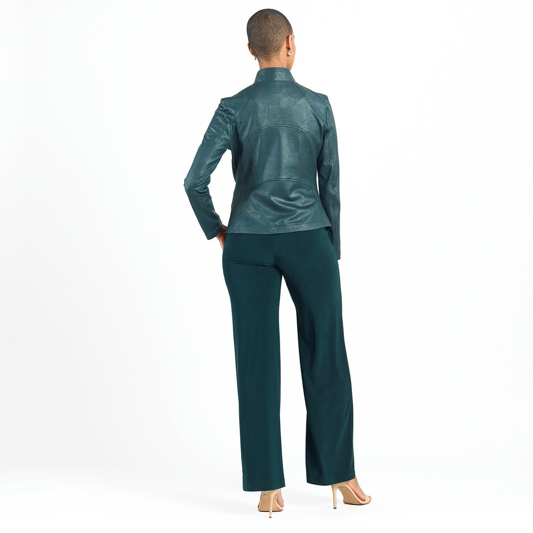 Liquid Leather™ Signature Jacket - Hunter Green - Clara Sunwoo