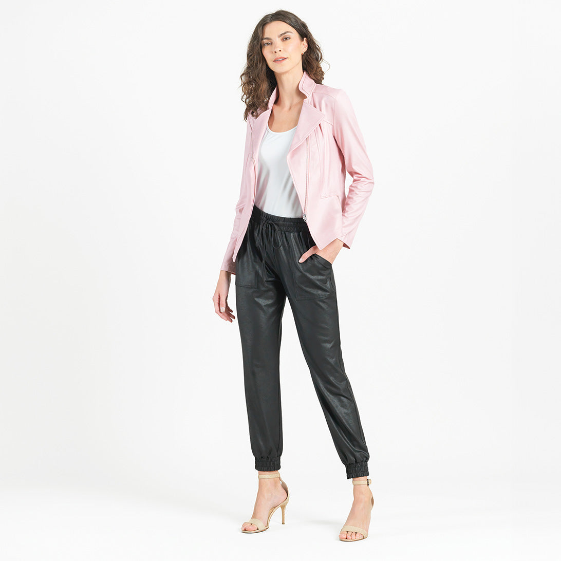 Liquid Leather™ Signature Jacket - Pink - Clara Sunwoo