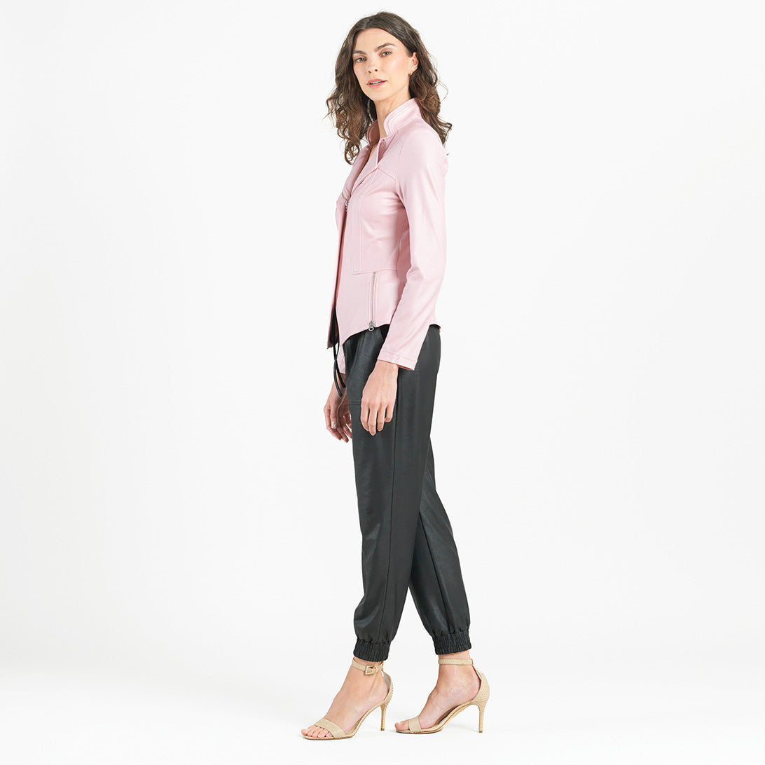 Liquid Leather™ Signature Jacket - Pink - Clara Sunwoo